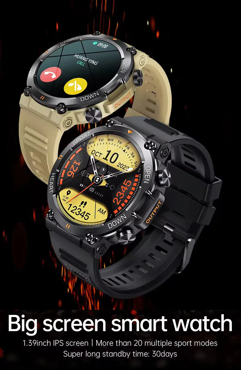 Smartwatch Dames en Heren, Horloge, Smartwatch Bluetooth, Sporthorloge, Horloge Heren en Dames, Activity Tracker, IPS Scherm, WATERDICHT, 30 Dagen Batterij, Smartwatches geschikt voor IOS, Android
