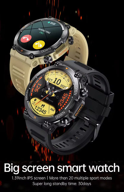 Smartwatch Dames en Heren, Horloge, Smartwatch Bluetooth, Sporthorloge, Horloge Heren en Dames, Activity Tracker, IPS Scherm, WATERDICHT, 30 Dagen Batterij, Smartwatches geschikt voor IOS, Android